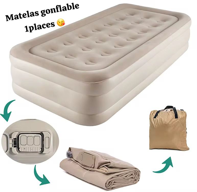 Matelas gonflable 1 et 2places