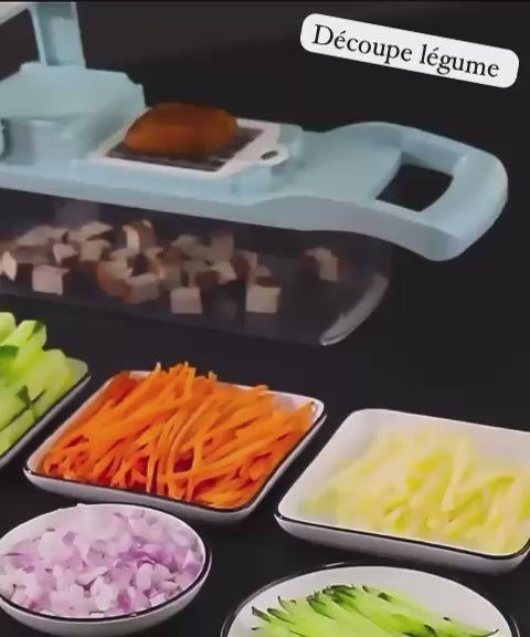 Coup- légumes multifonction 14 en 1